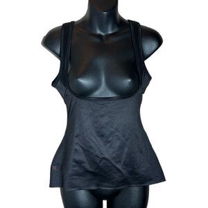 Ruby ribbon black open bust camisole xxl Shapewear